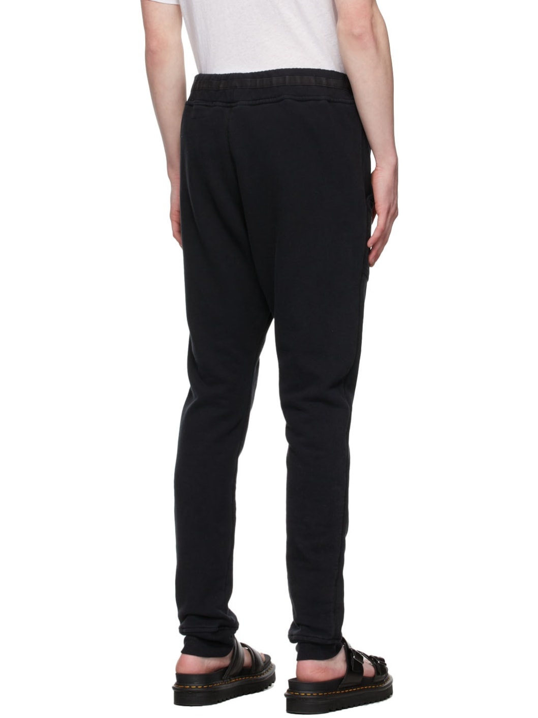 Black Basic Lounge Pants - 3