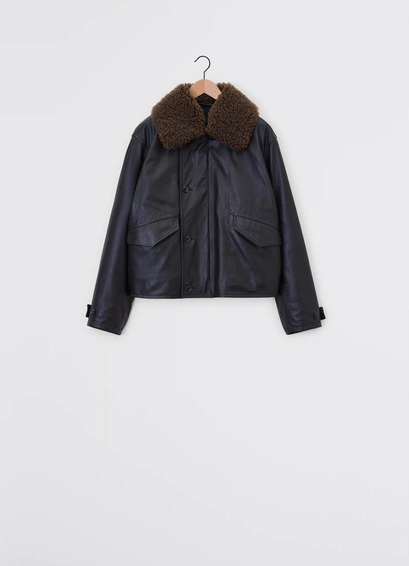 Lemaire QUILTED LEATHER BLOUSON | REVERSIBLE