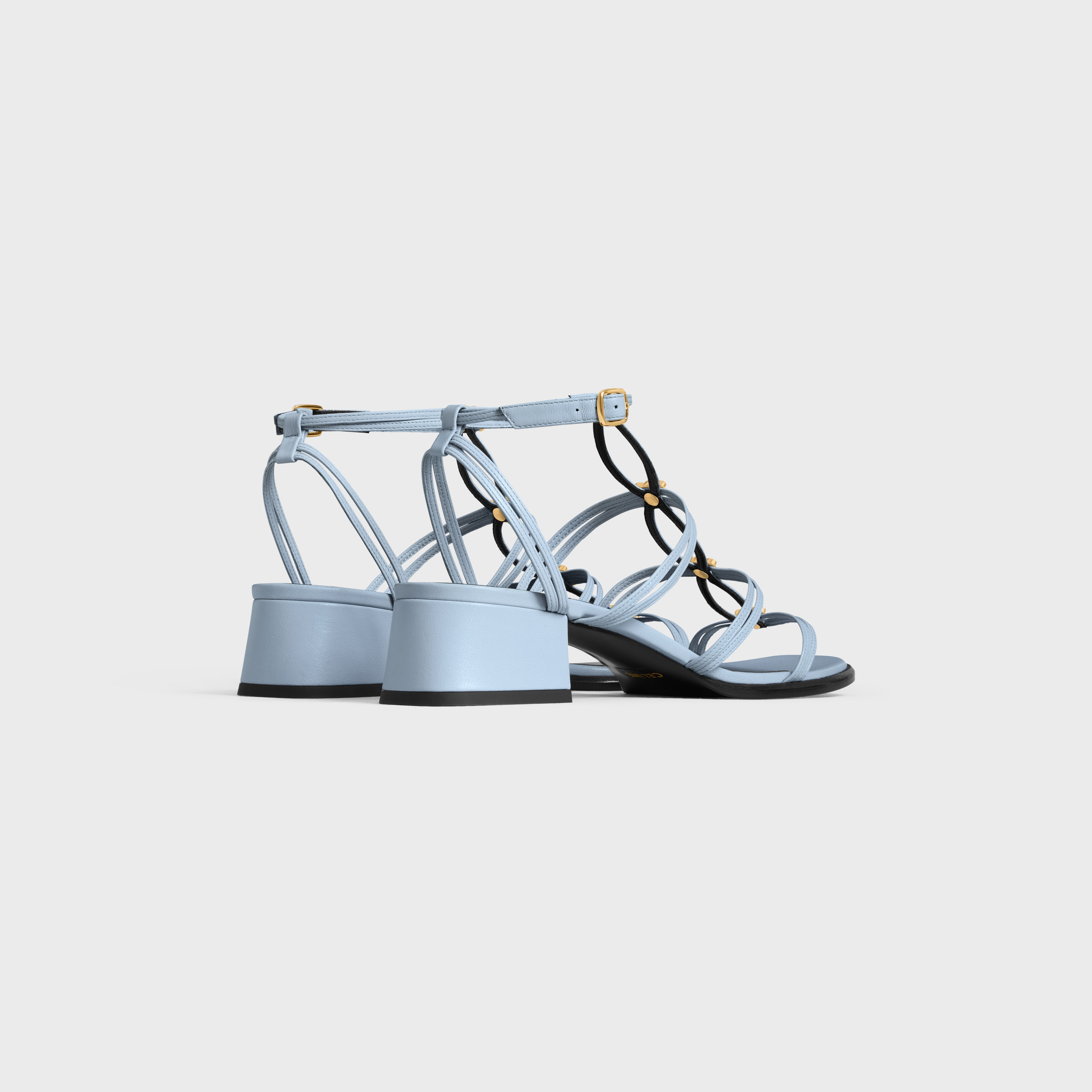 CELINE CLEMENCE MULTI TRIOMPHE SANDAL IN LAMBSKIN - 3