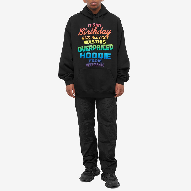 VETEMENTS Overpriced Birthday Hoodie 4