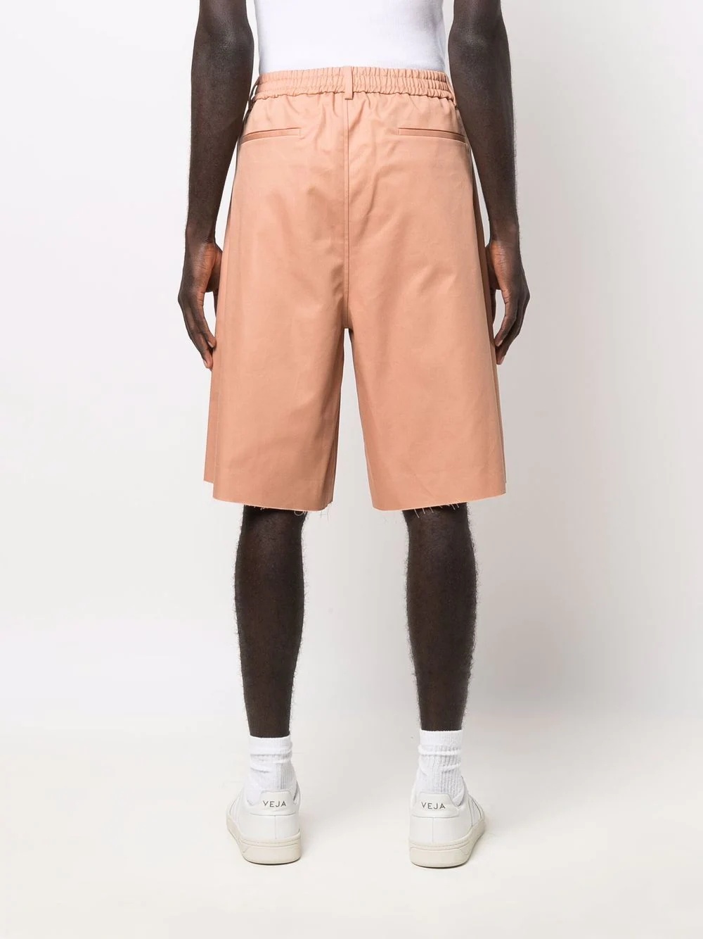 knee-length tailored shorts - 4