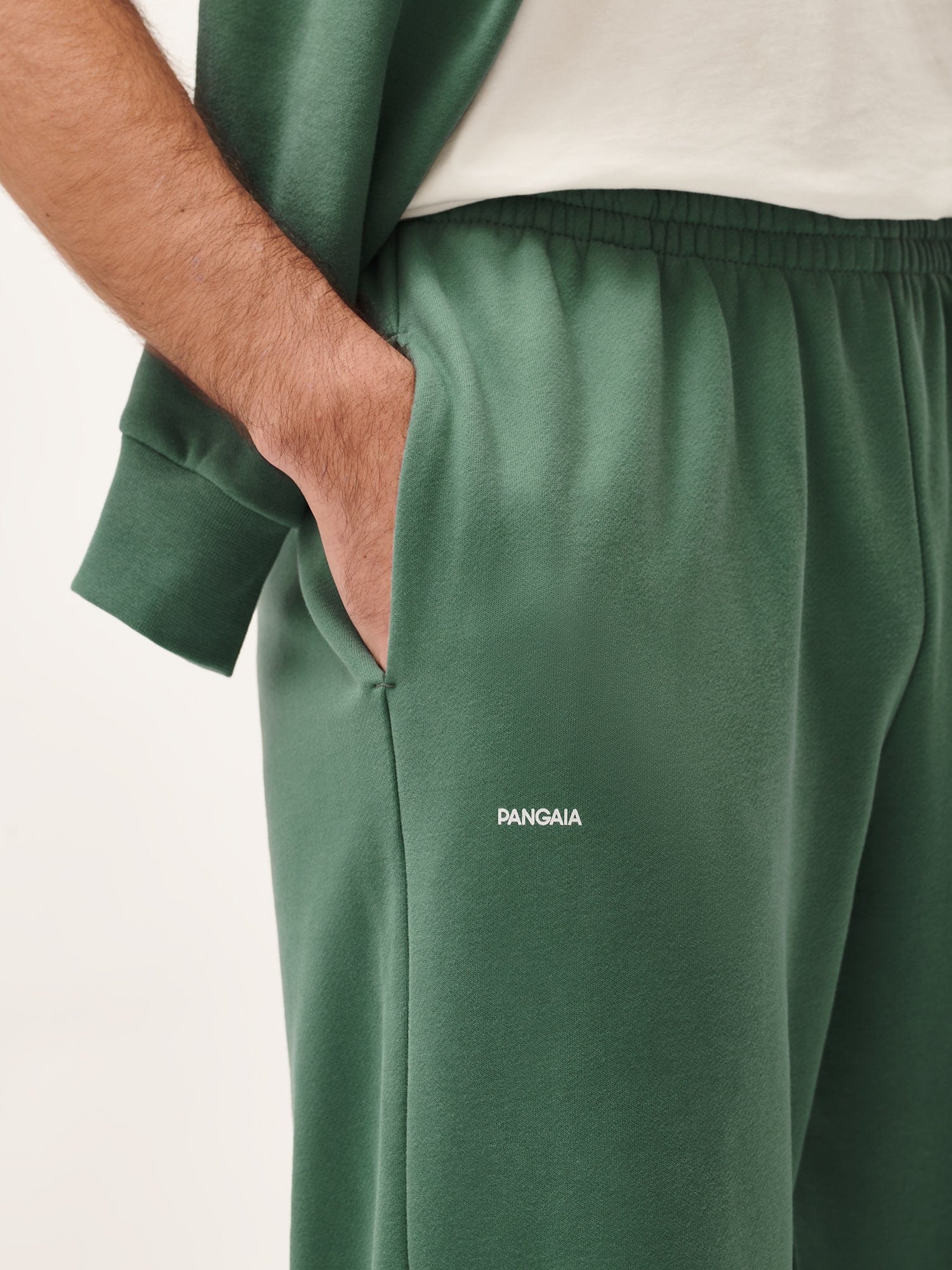 Mens 365 Midweight Track Pants - Forest Green - 3