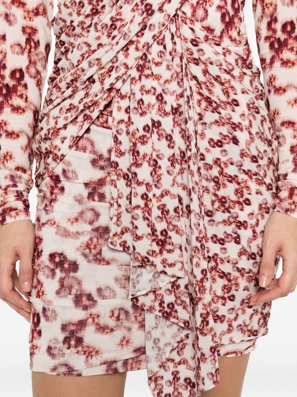 Georgia printed mini dress - 5