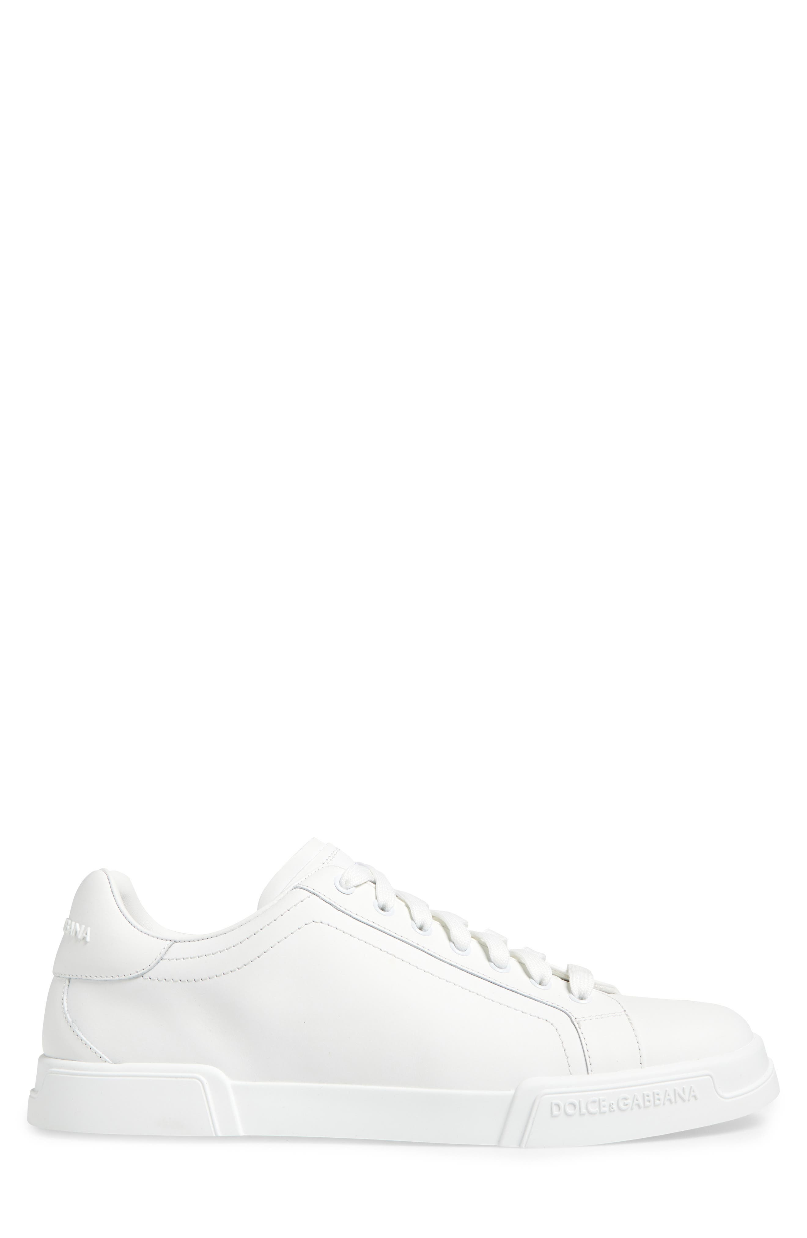 Dolce&Gabbana Nappato Sneaker in 80002 Bianco Ottico at Nordstrom - 3