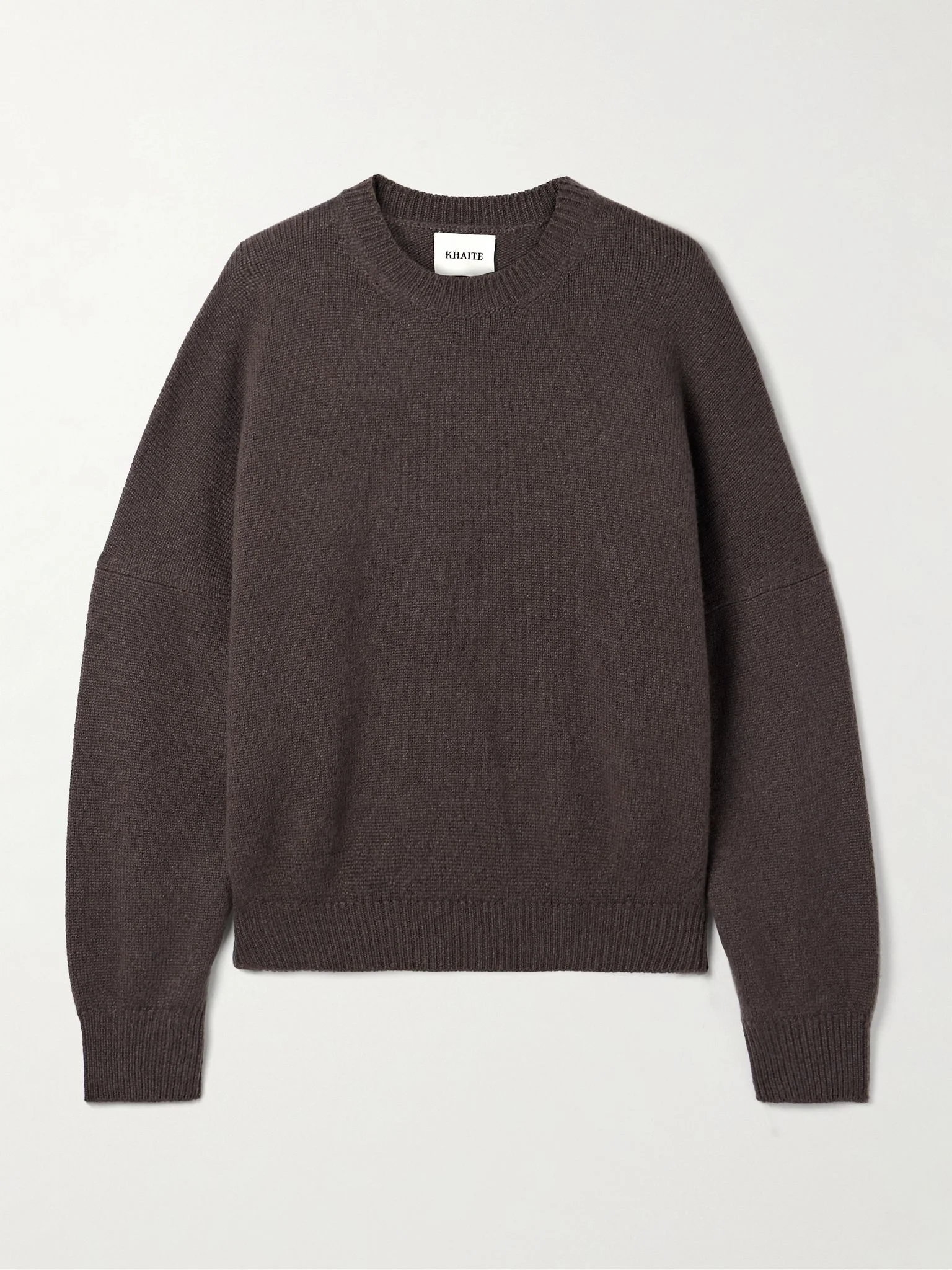 Margaux oversized cashmere sweater Dark brown - 1