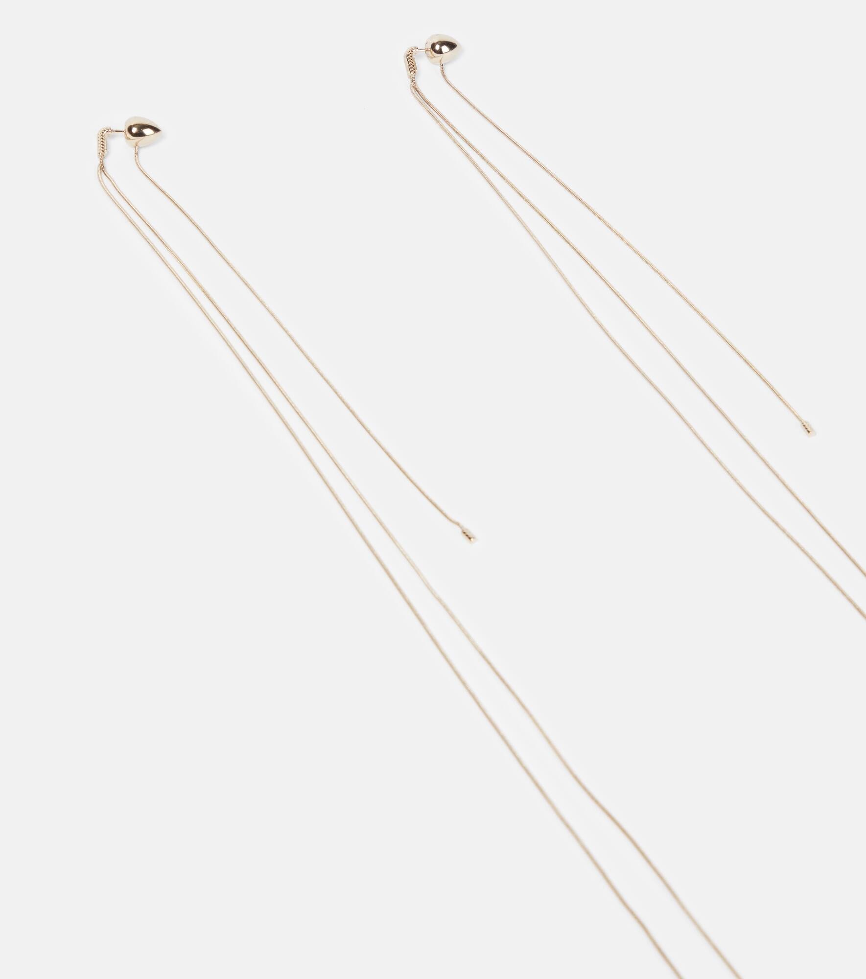 Chain necklace earrings - 2