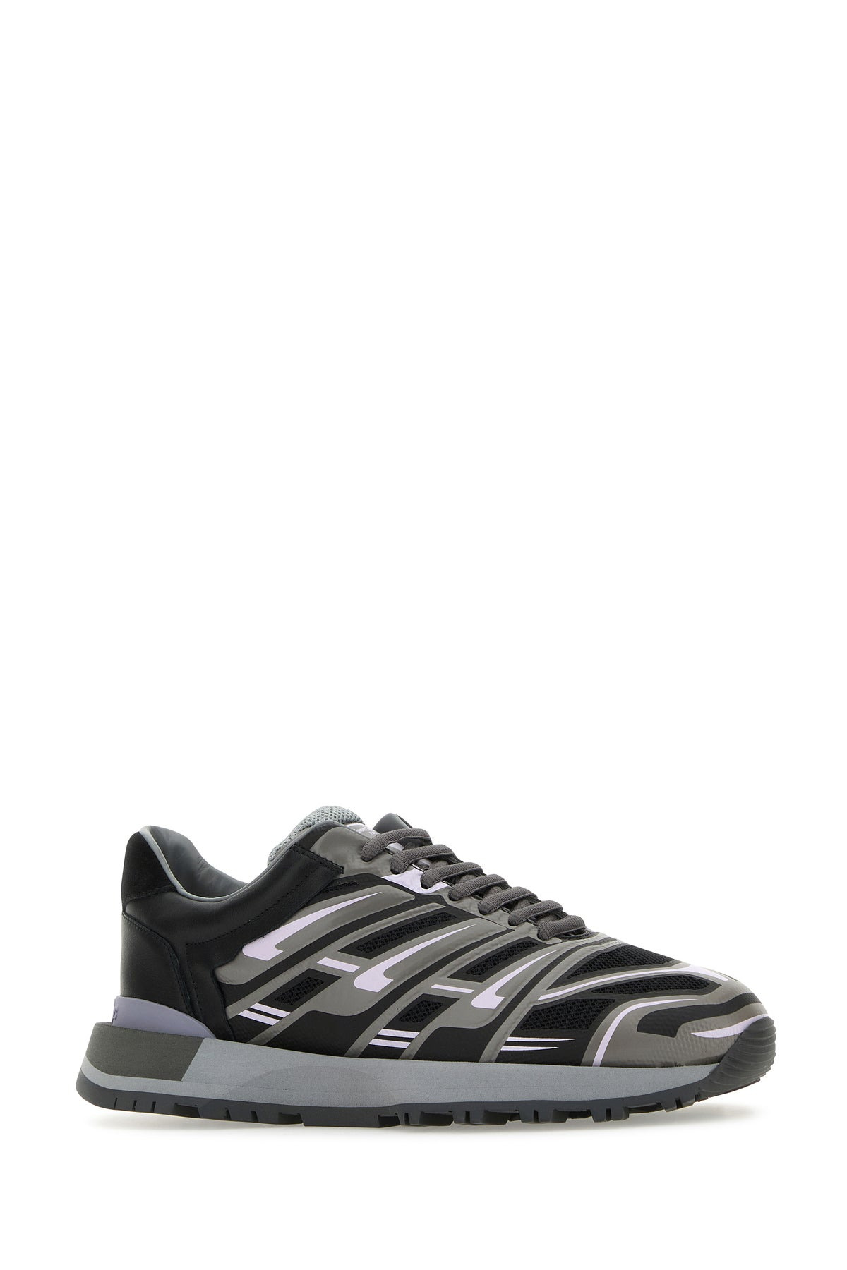Multicolor mesh and rubber 50-50 sneakers - 2