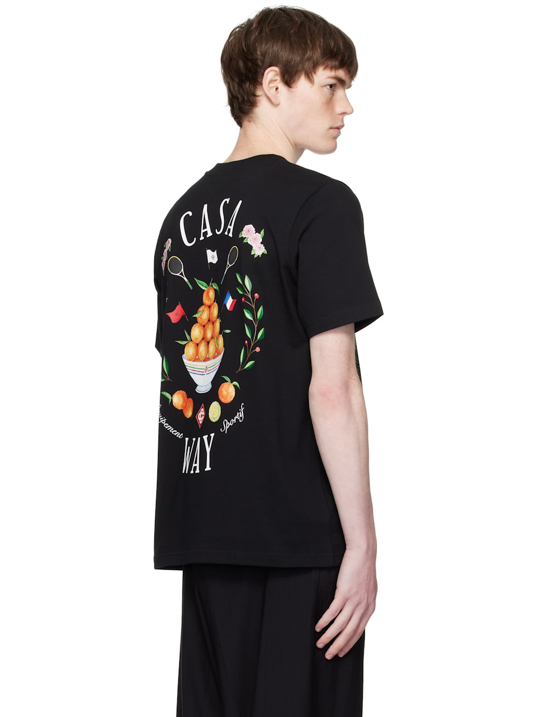 Black 'Casa Way' Short-Sleeve T-shirt - 3