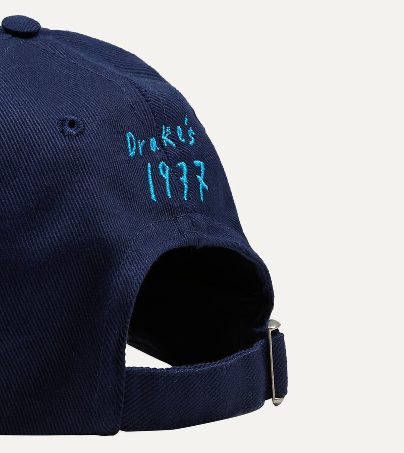 Mayumi Y. for Drake’s Navy Cotton Twill Baseball Cap 3