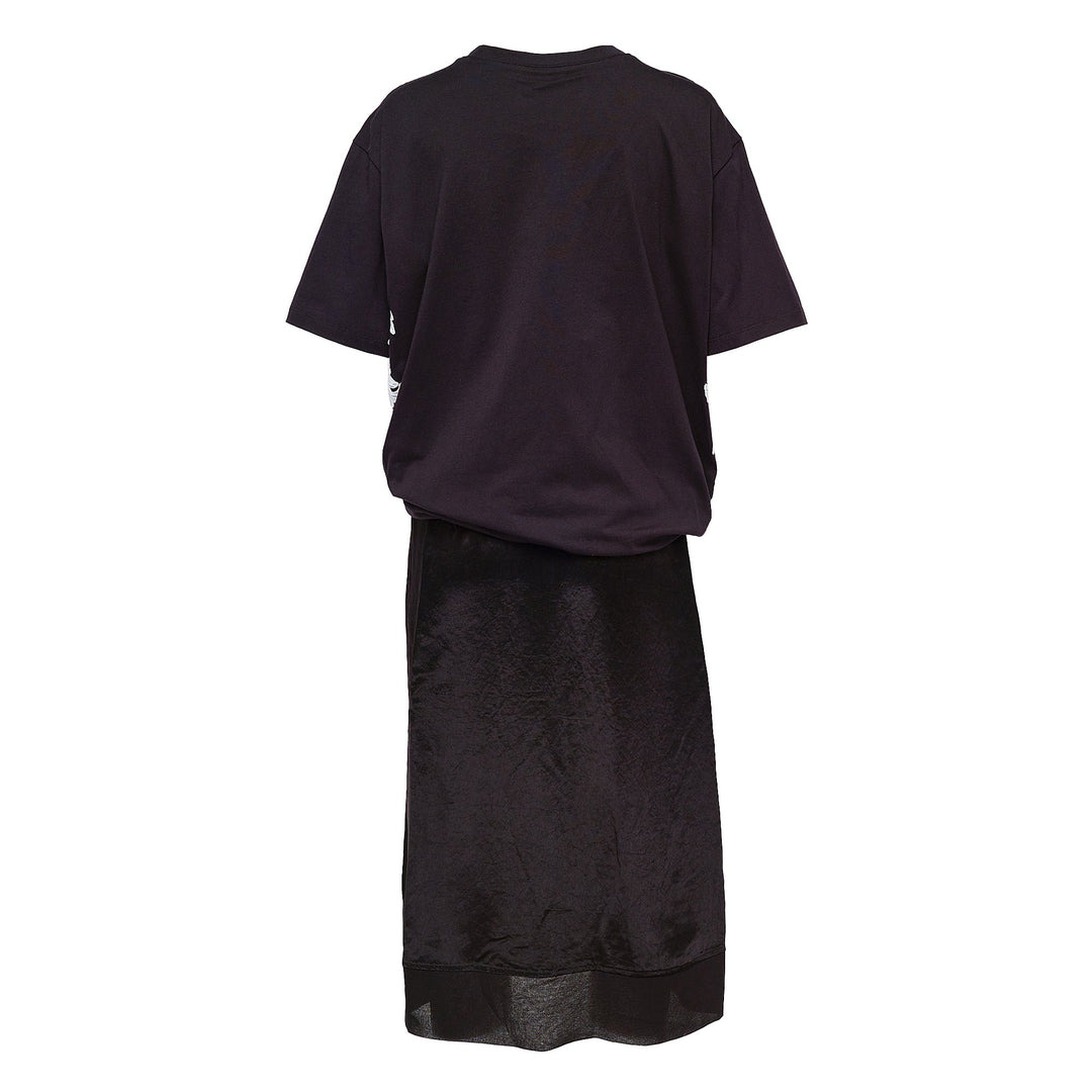Draped T-Shirt Slip Combo Dress - 6
