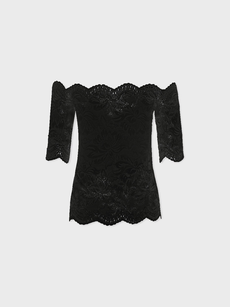 rabanne TOP IN LACE outlook