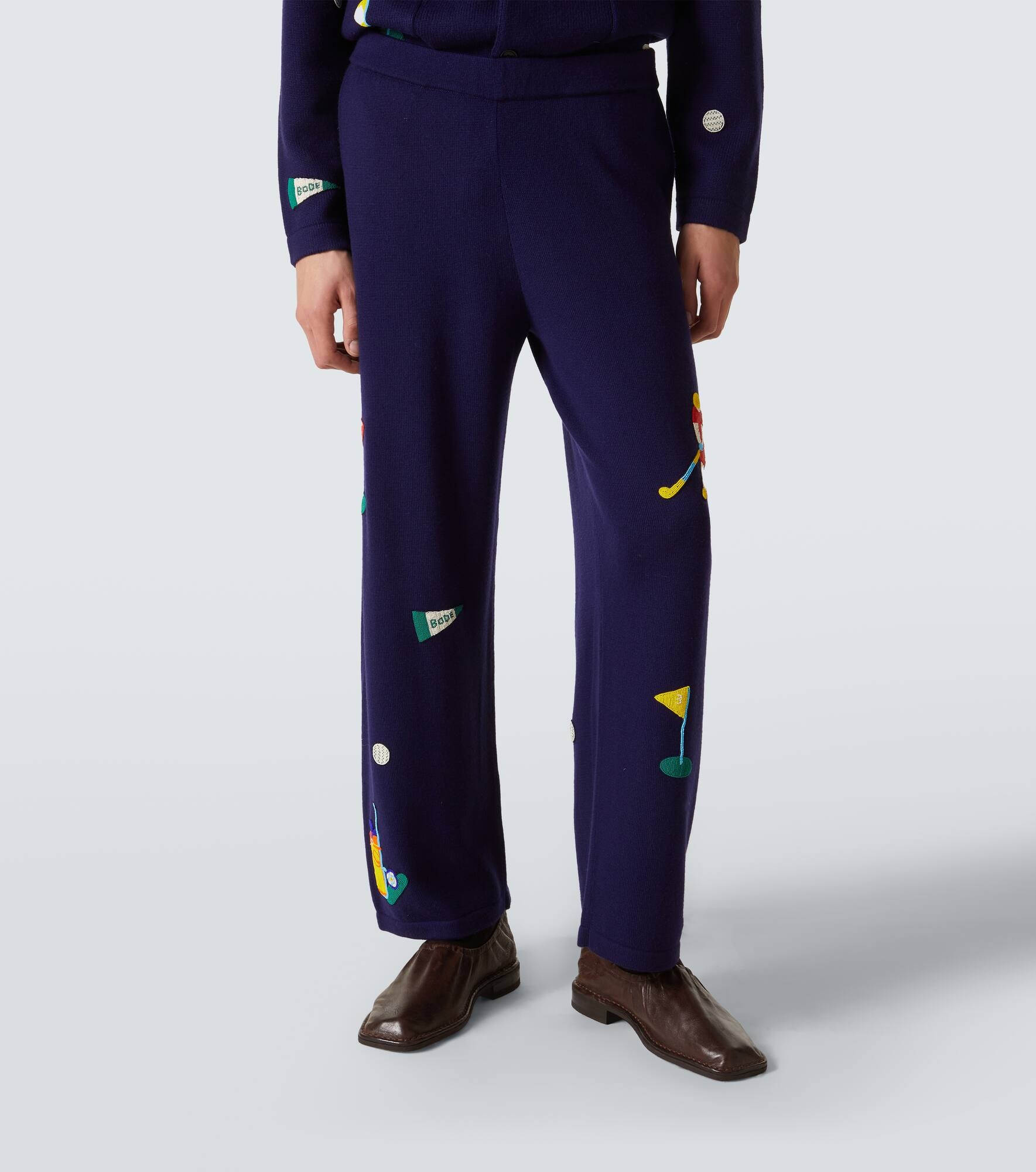 Golf wool sweatpants - 3