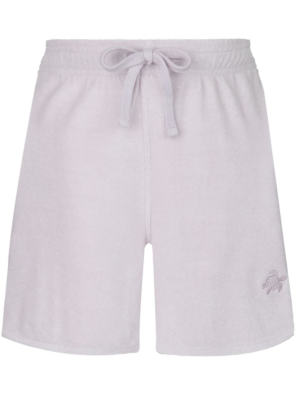 turtle-embroidered shorts - 1