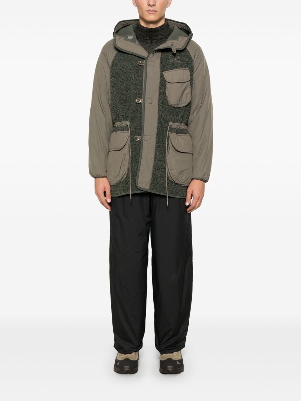 faux-shearling hooded jacket - 2