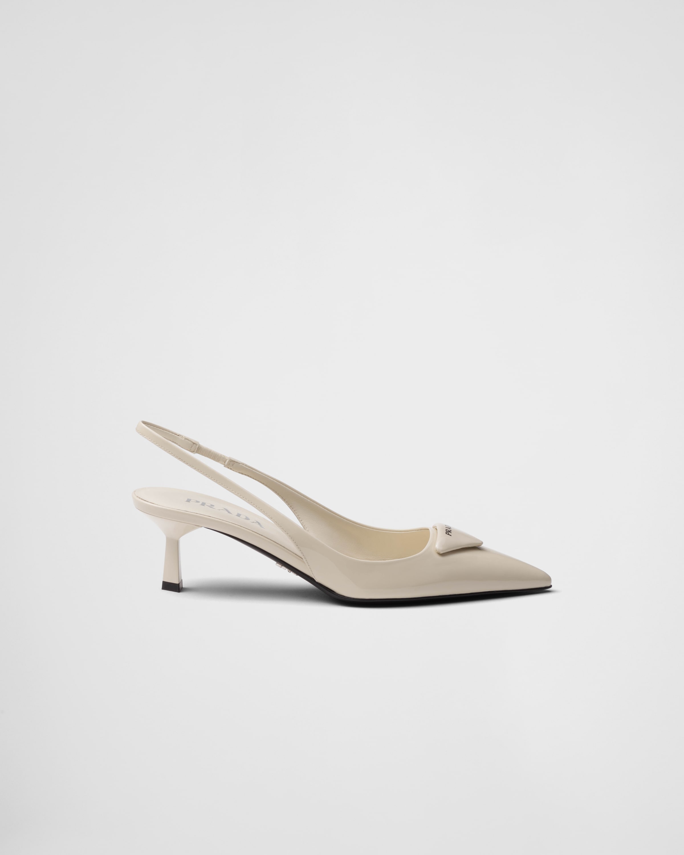 Patent leather slingback pumps - 2