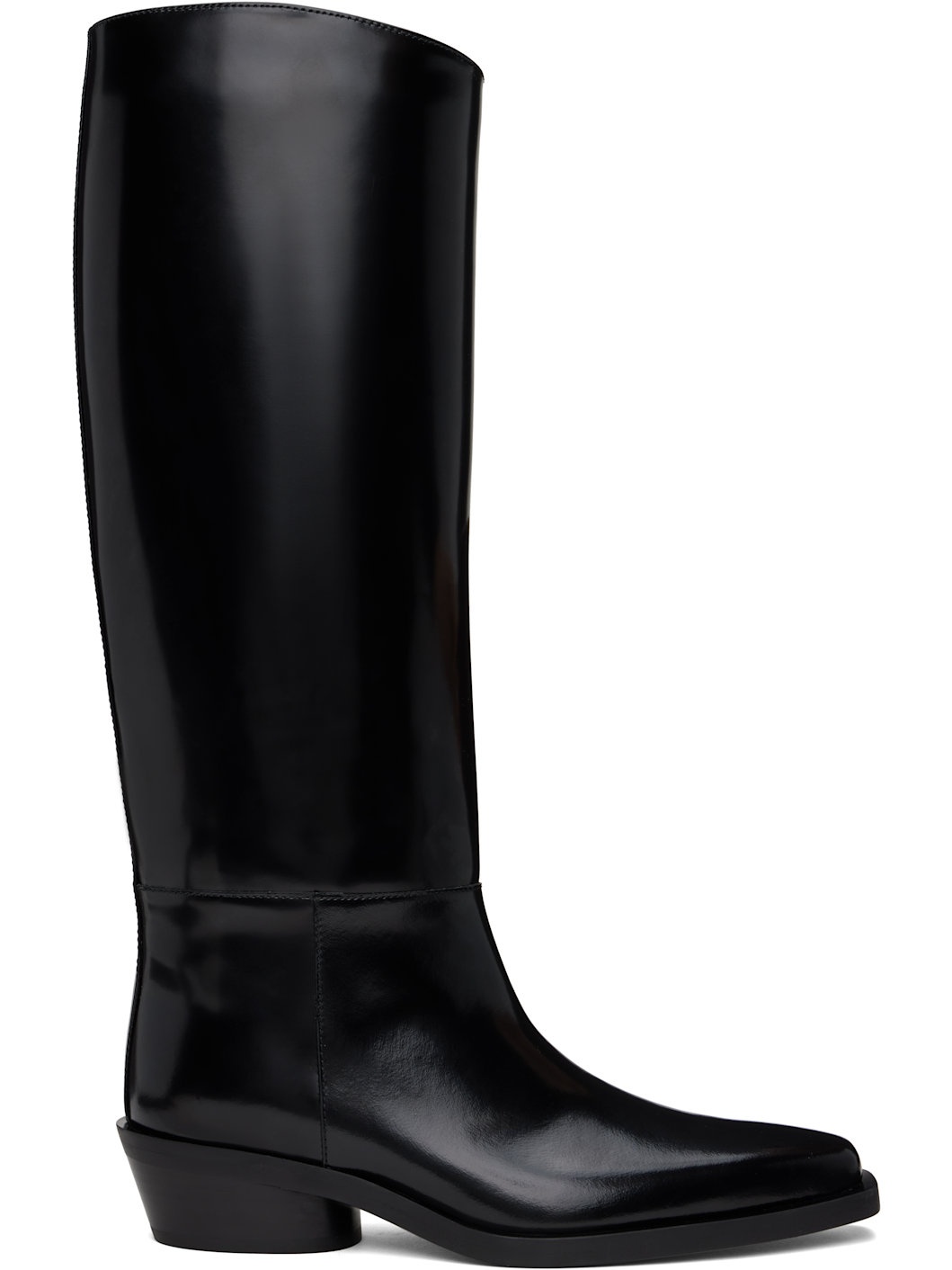 Black Bronco Tall Boots - 1