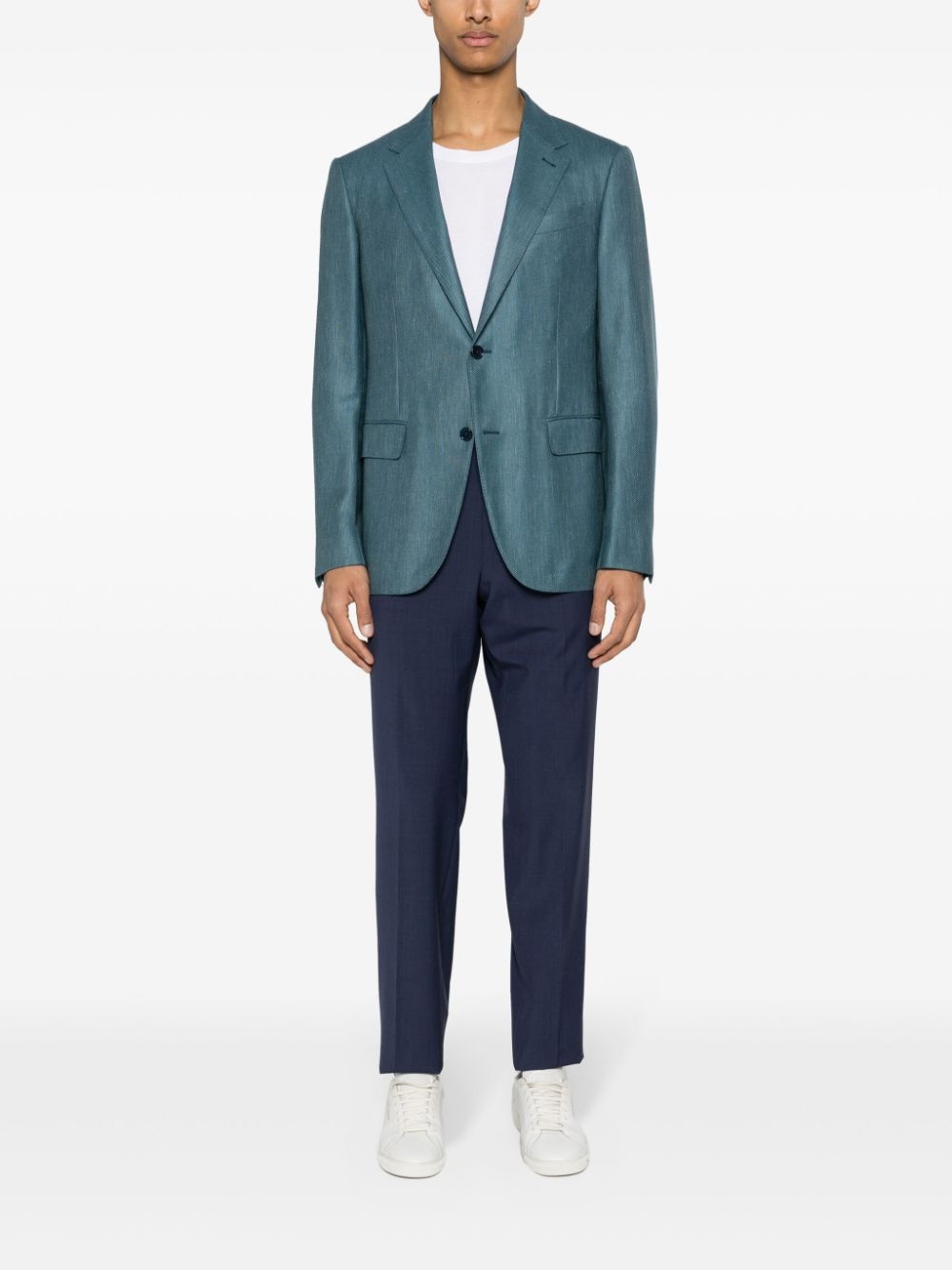 wool chino trousers - 2