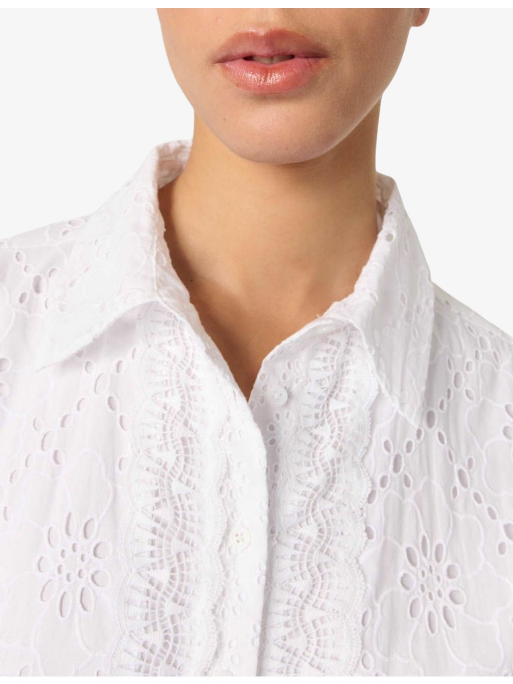 Broderie-Anglaise Ruffled-Hem Cotton Mini Dress - 5