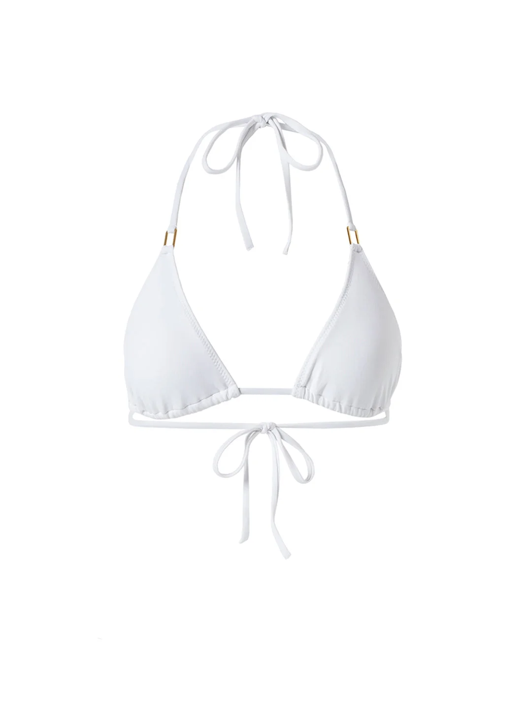 CANCUN WHITE BIKINI TOP - 1