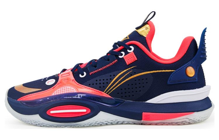 Li-Ning Wade All City 10 Low 'Dark Blue Red' ABAS009-25 - 2