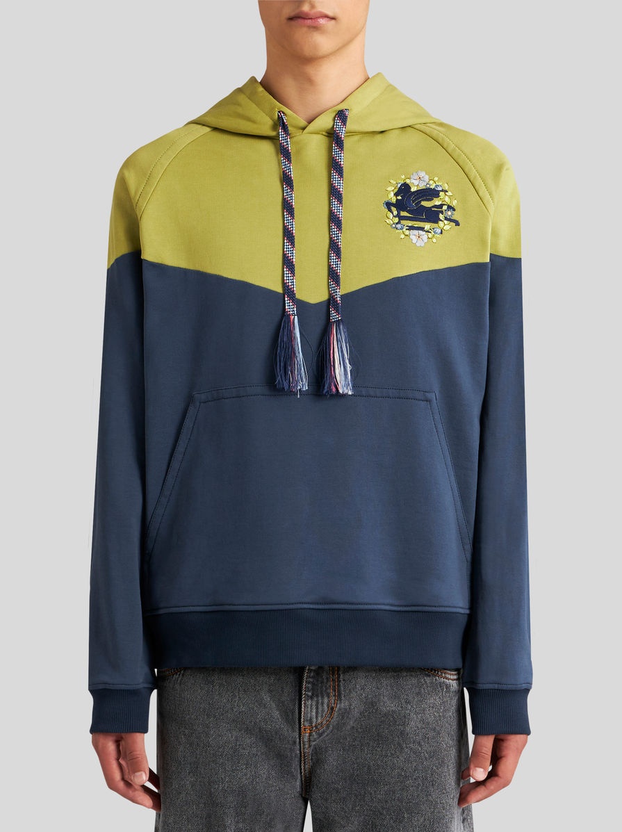 Etro HOODED SWEATSHIRT WITH LOGO | REVERSIBLE