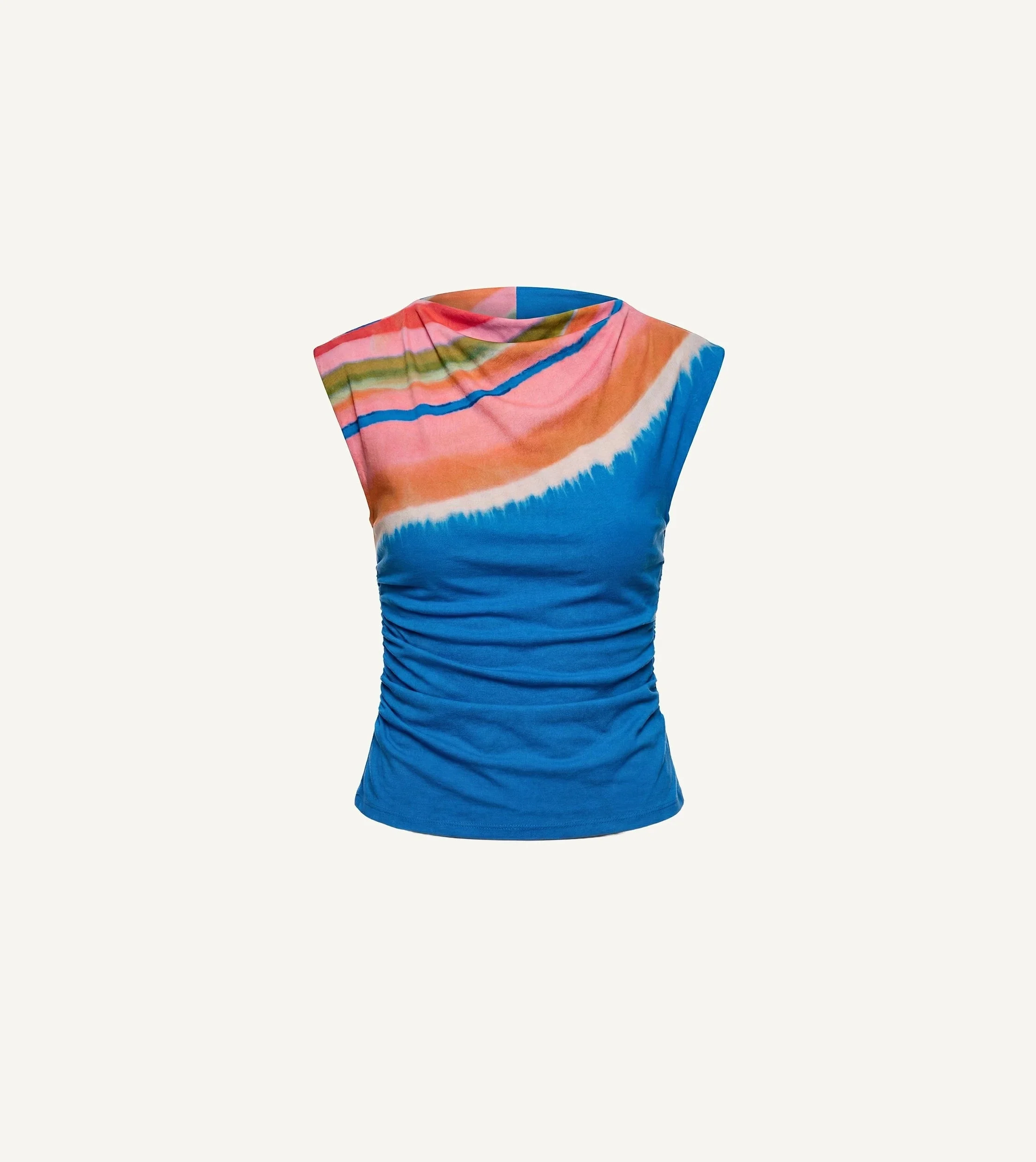 ELLIE TOP | WATERCOLOR STRIPE - 1