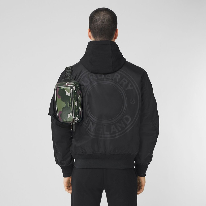 Camouflage Print Cotton Canvas Bum Bag 10