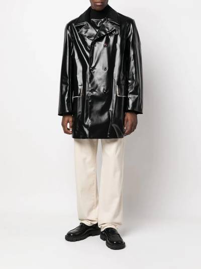 Maison Margiela coated double-breasted coat outlook