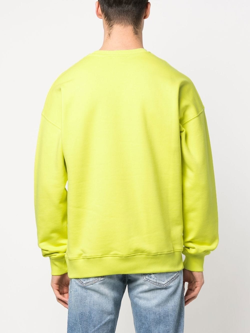 logo embroidery cotton sweatshirt - 4