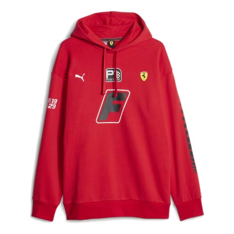 PUMA Scuderia Ferrari Race Garage Crews Hoodie 'Rosso Corsa' 621119-02 - 1