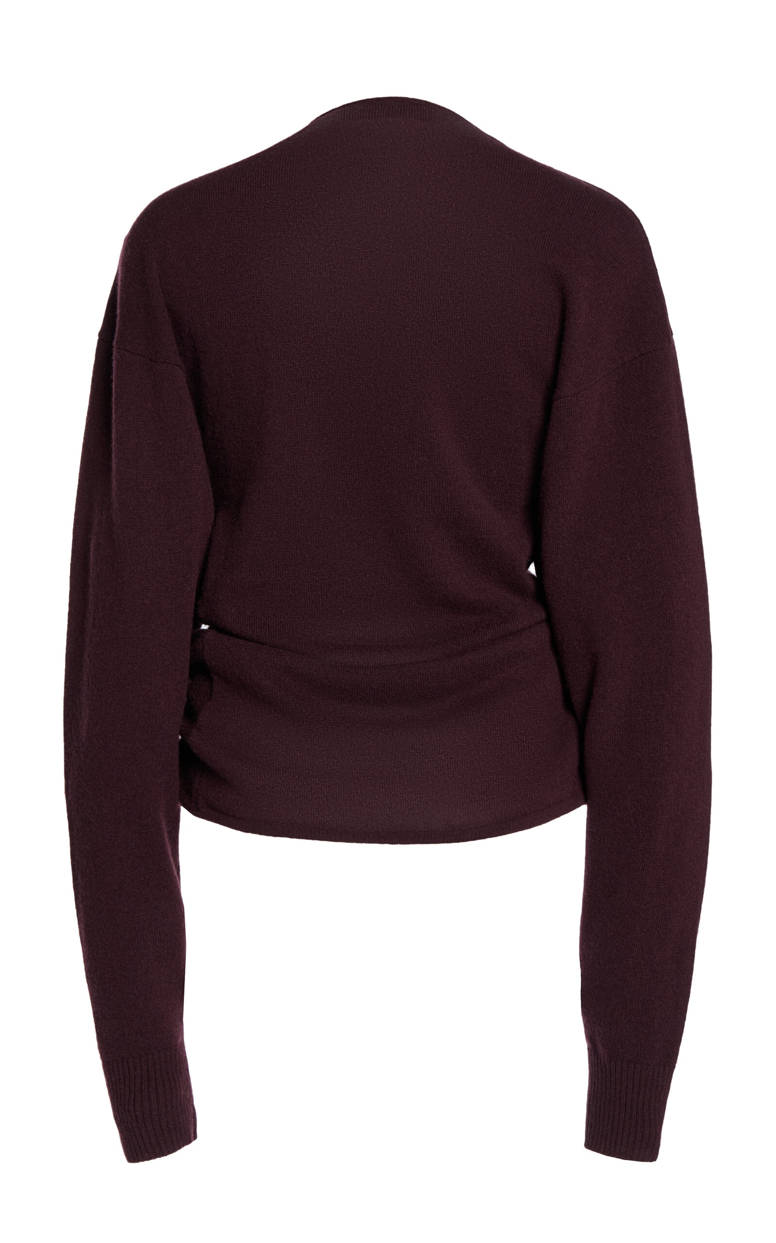 Ravelled Cropped Cashmere Sweater brown - 2