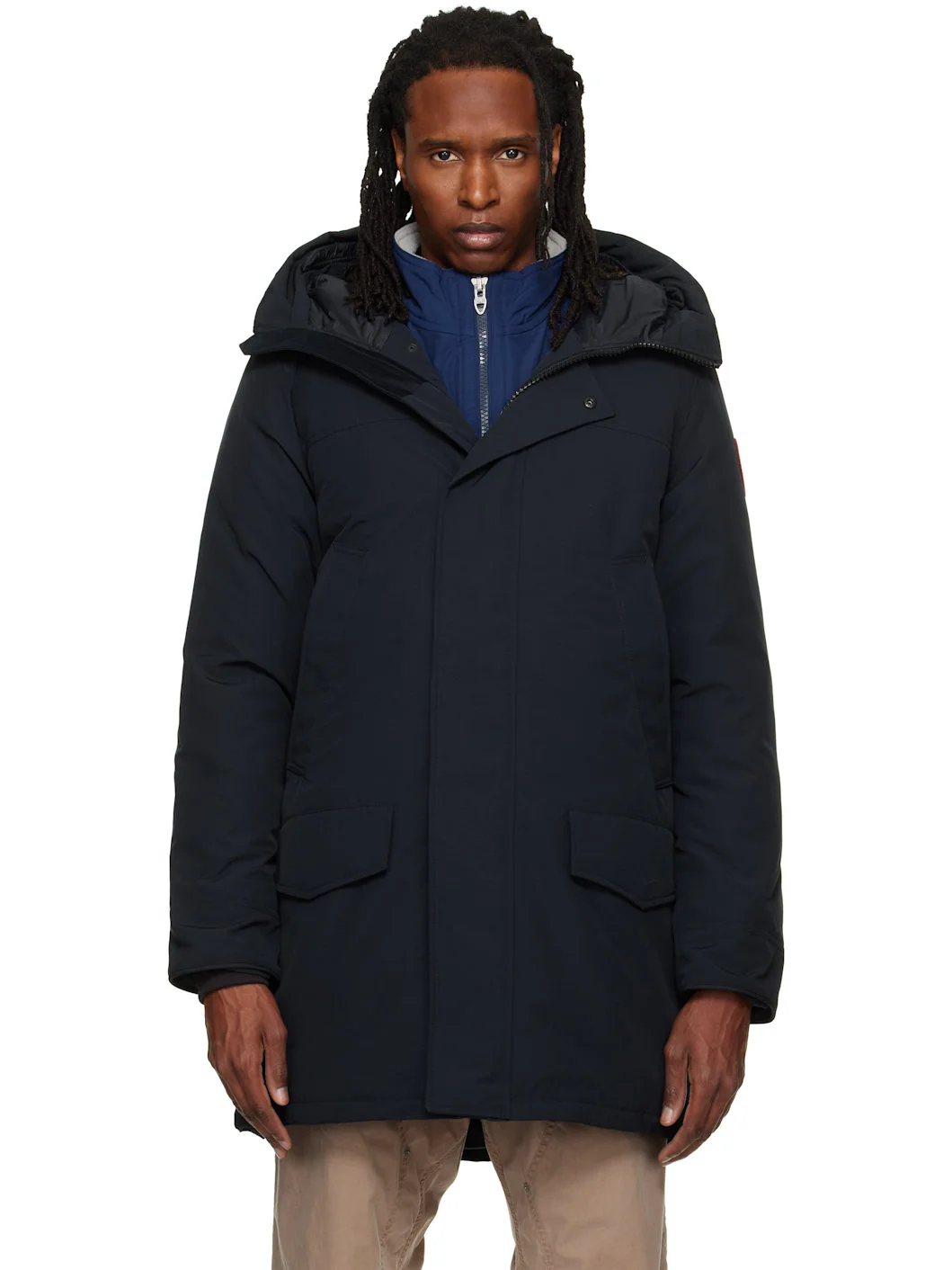 Black Langford Down Coat - 1