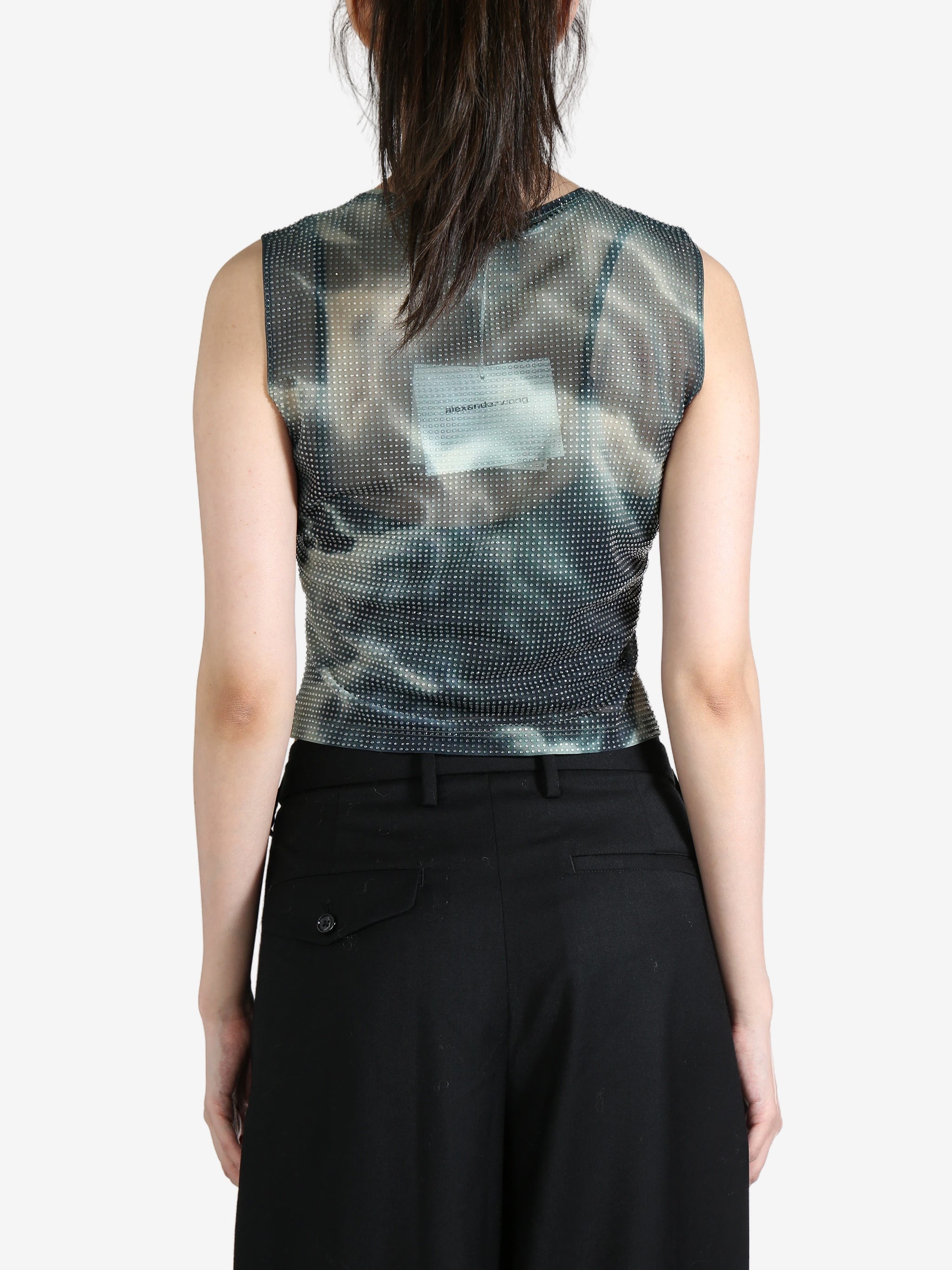 ALEXANDER WANG - Women Cropped Crewneck Tank - 3