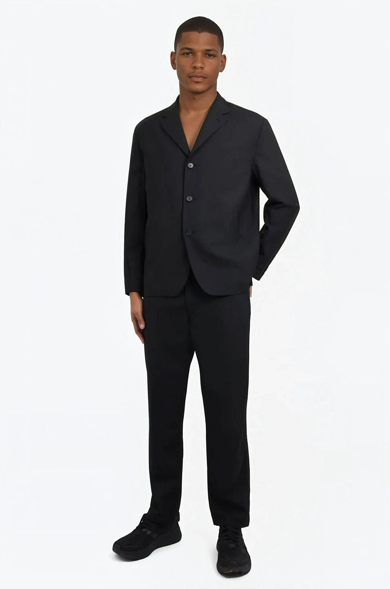 TWILL BLAZER | BLACK - 2