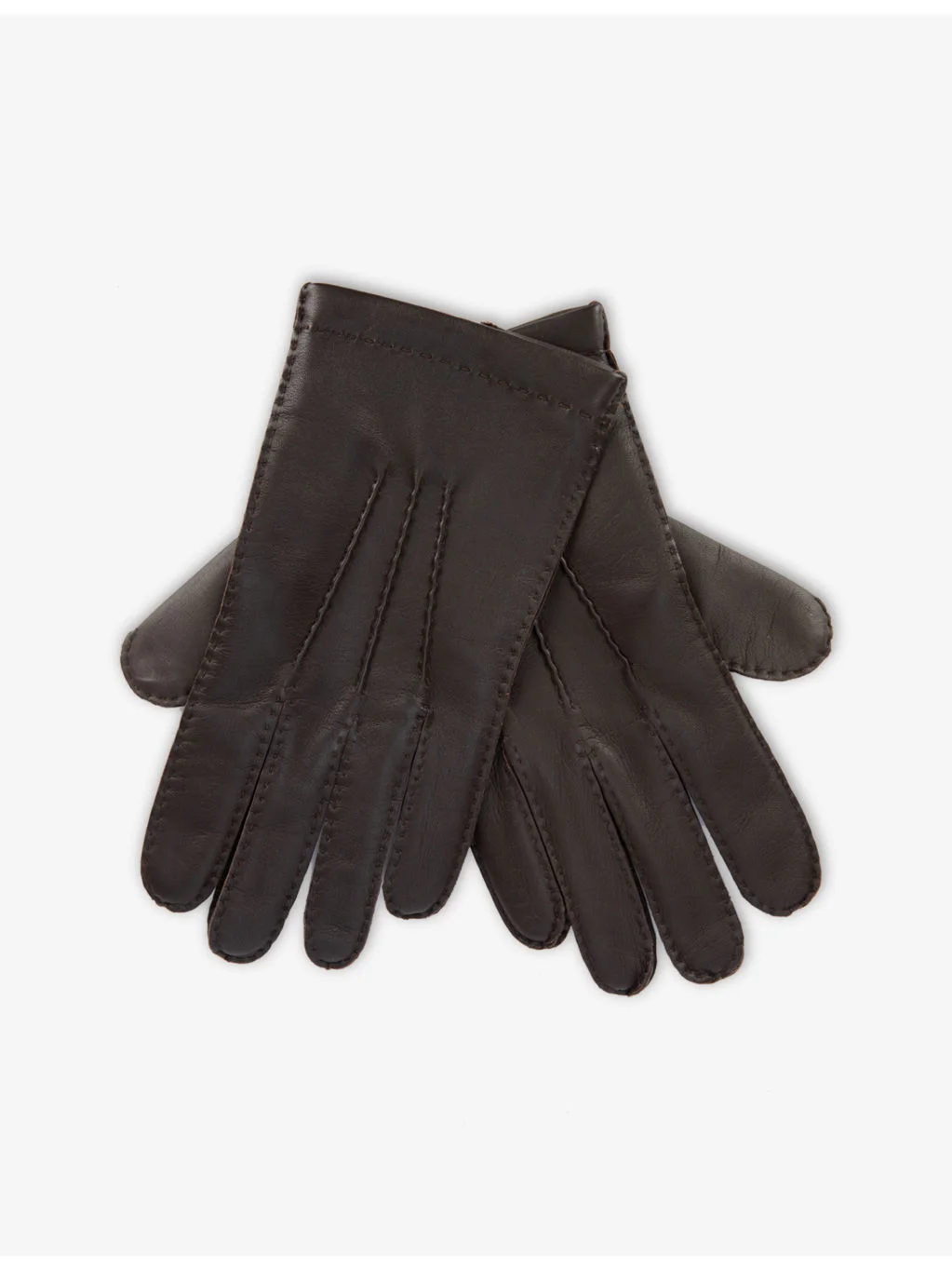 3 Points leather and cashmere touchscreen gloves - 1