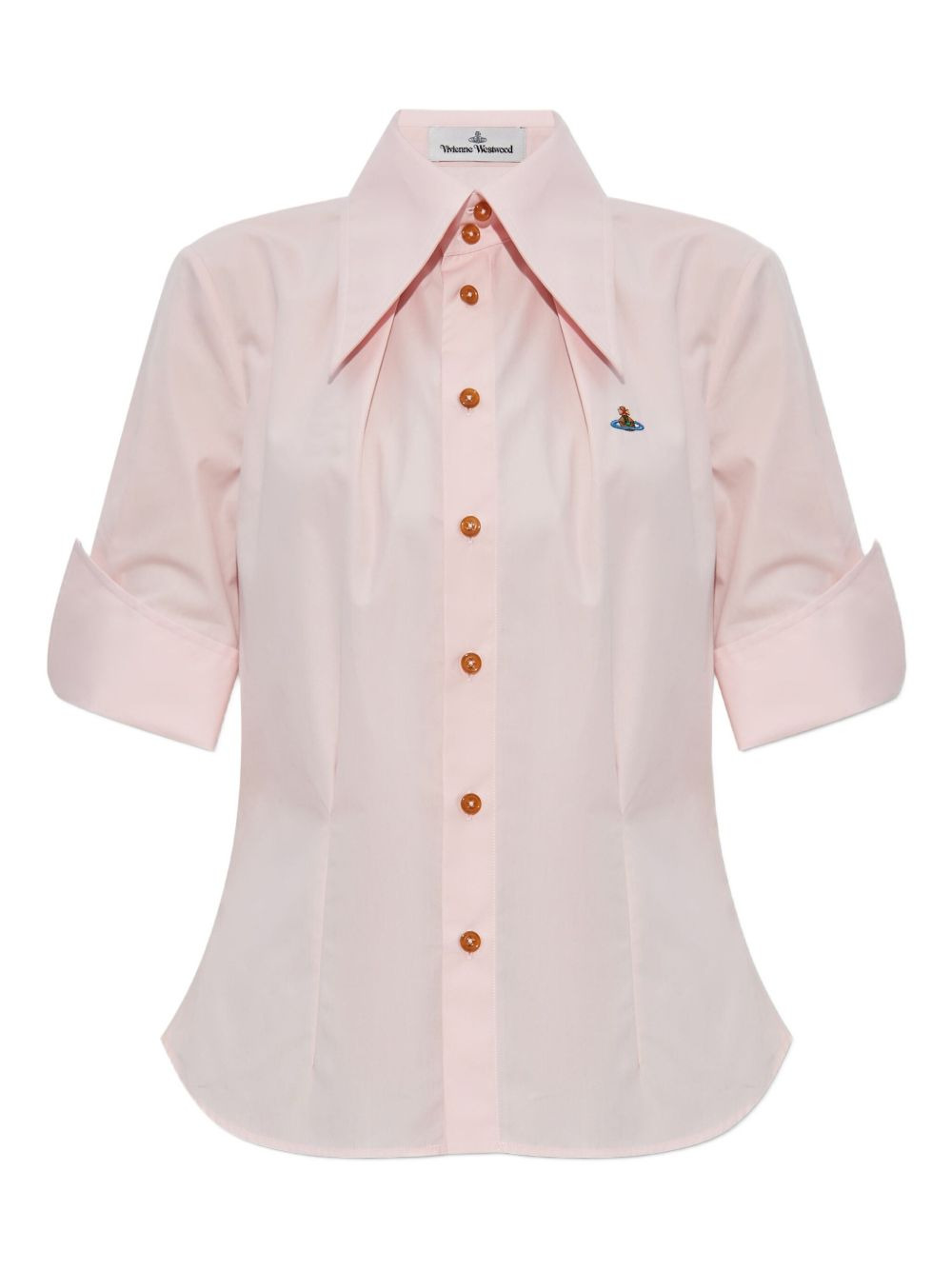 Orb-embellished button-down shirt - 1