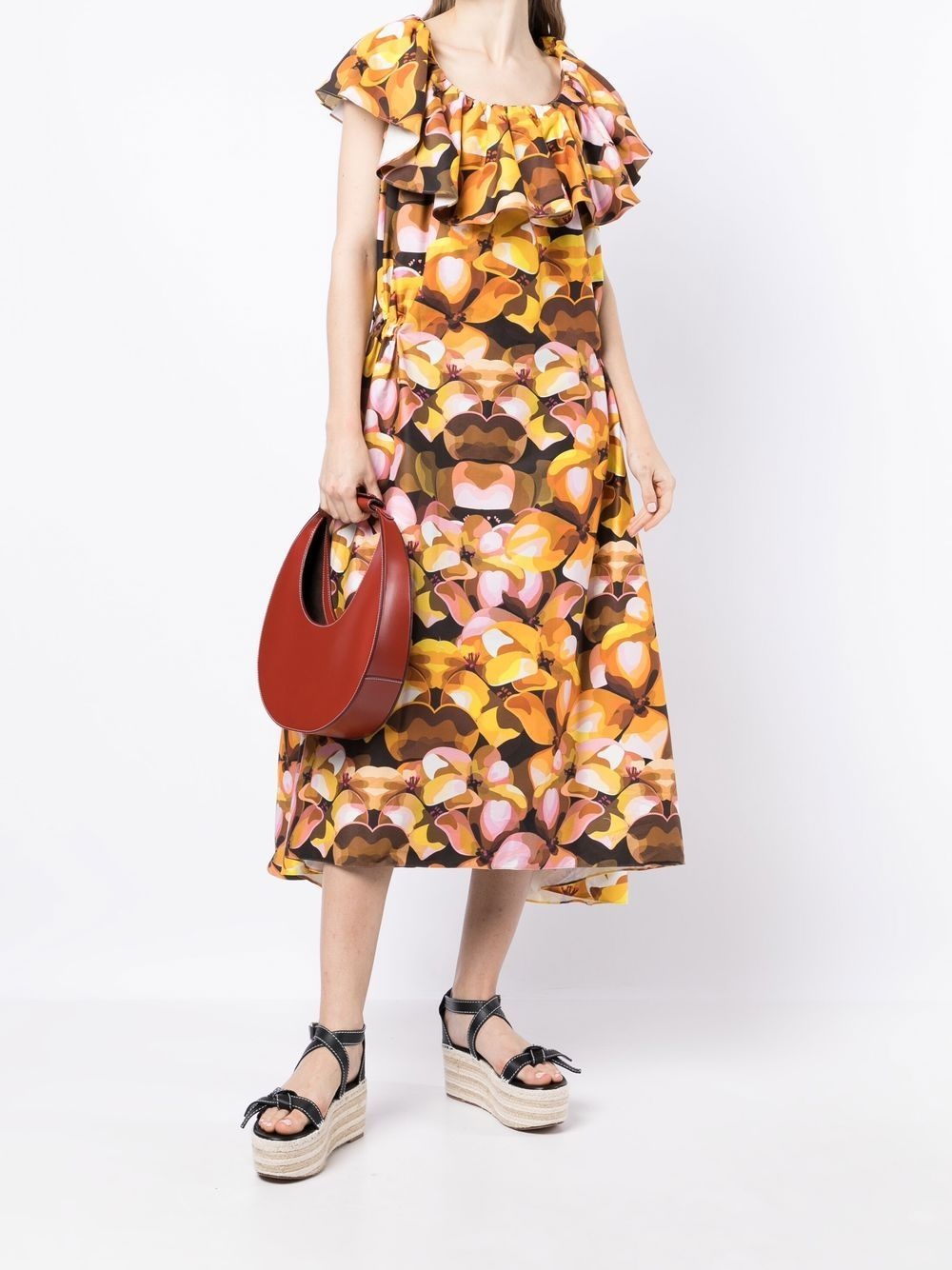 Zulma floral-print midi dress - 2