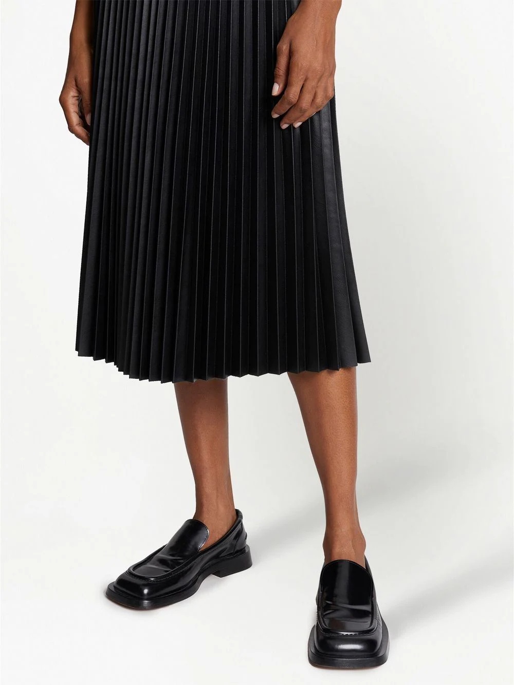 high-waisted pleated skirt - 5