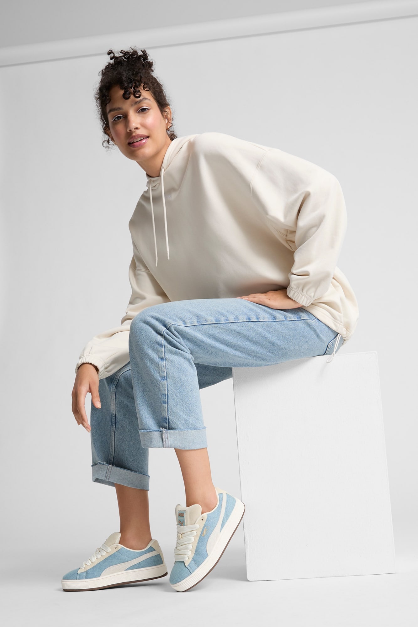 Suede XL Denim Women's Sneakers - 3
