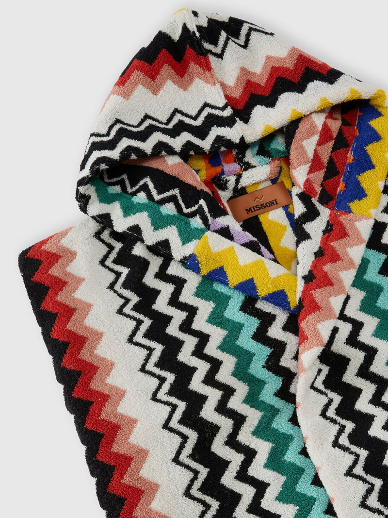 Missoni Best cotton terry bathrobe zig zag outlook