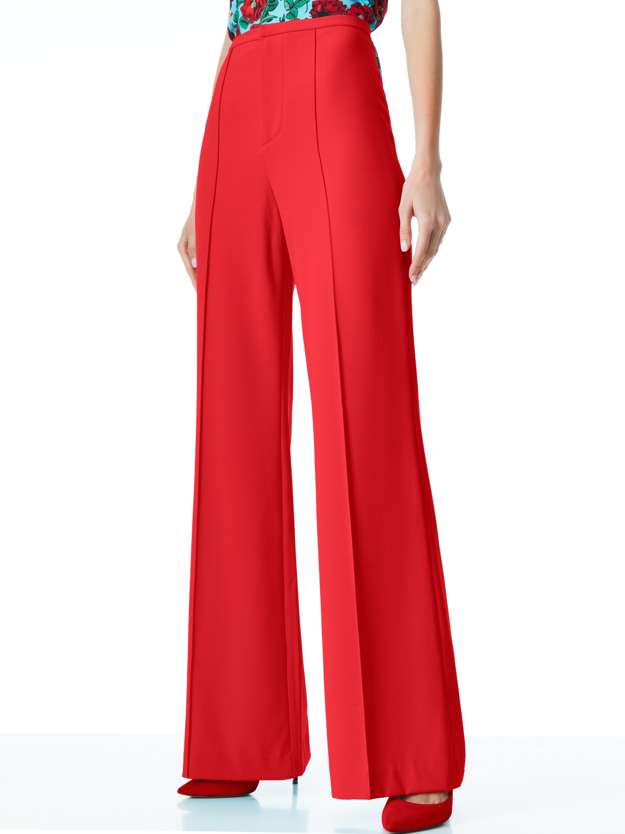 DYLAN HIGH WAISTED WIDE LEG PANT - 2