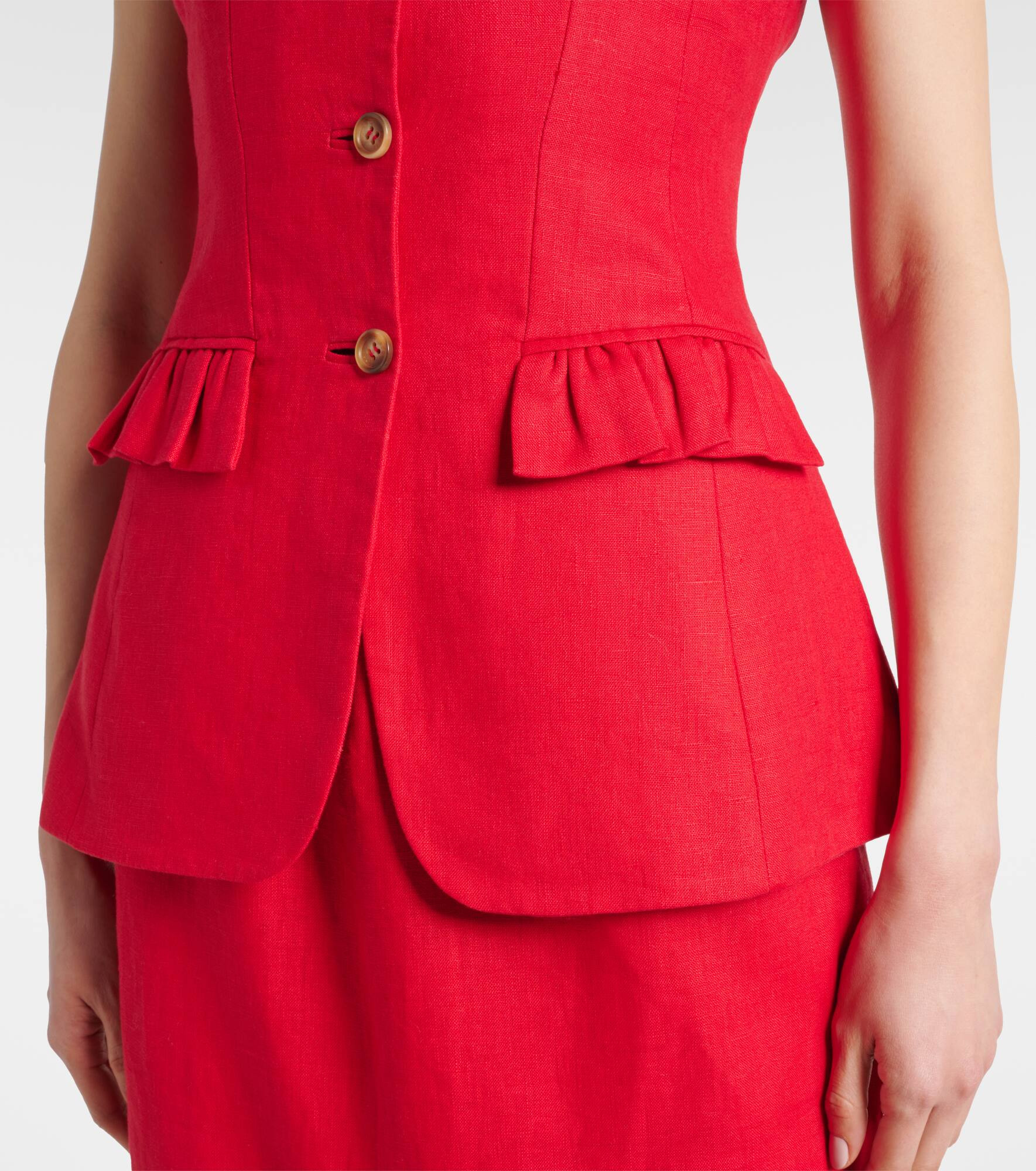 Matilda linen vest - 5