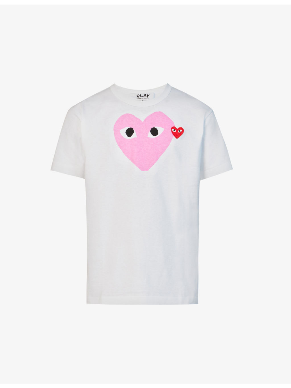 Heart logo-motif cotton-jersey T-shirt - 2