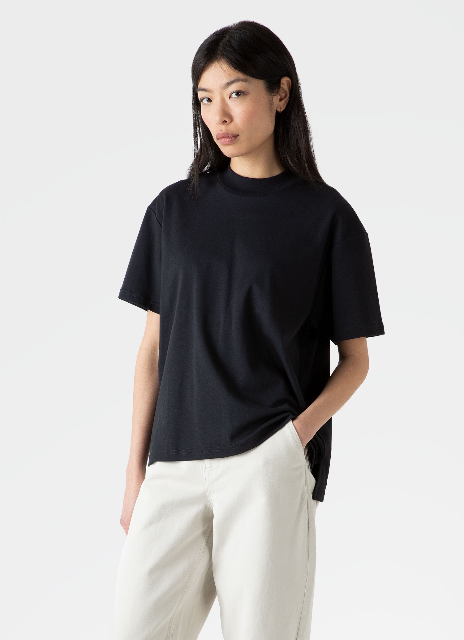 Mock Neck T‑shirt - 2