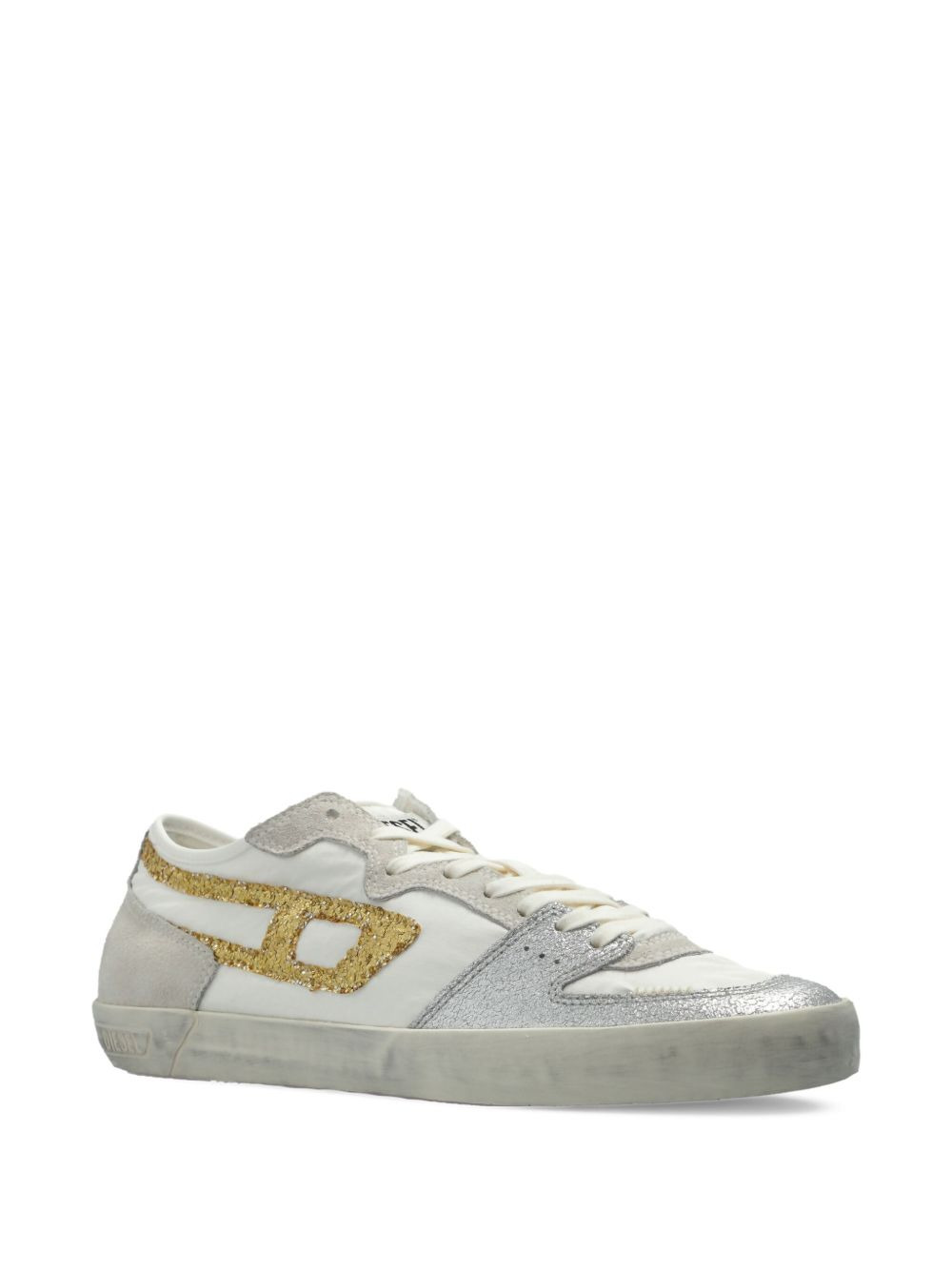 S-Leroji glitter-panel low sneakers - 2