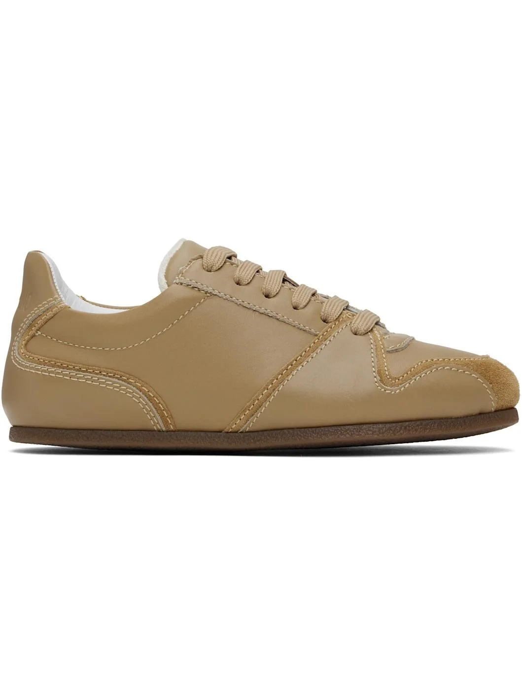 Taupe Tennis Sneakers - 1