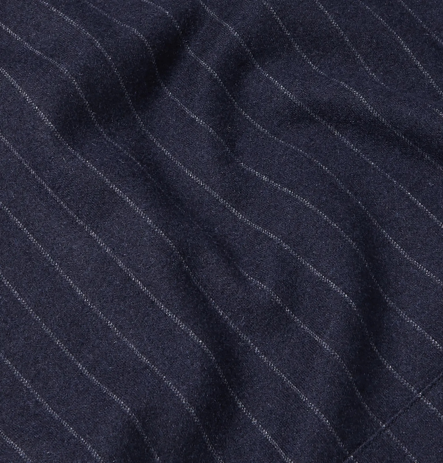 Pinstriped Cashmere and Cotton-Blend Hoodie - 3