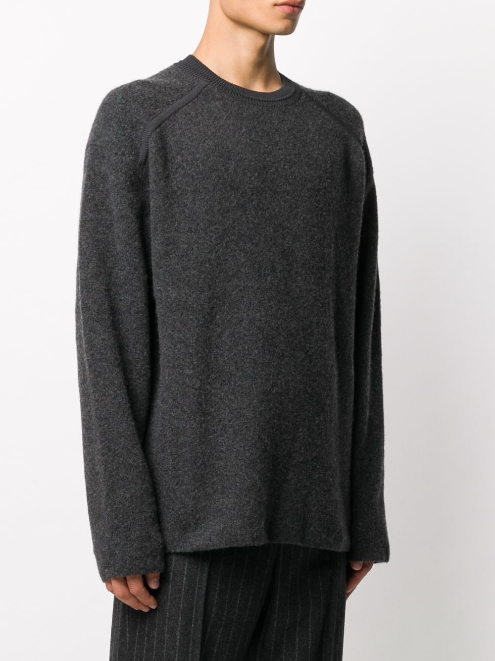 raglan-sleeves crew-neck jumper - 3