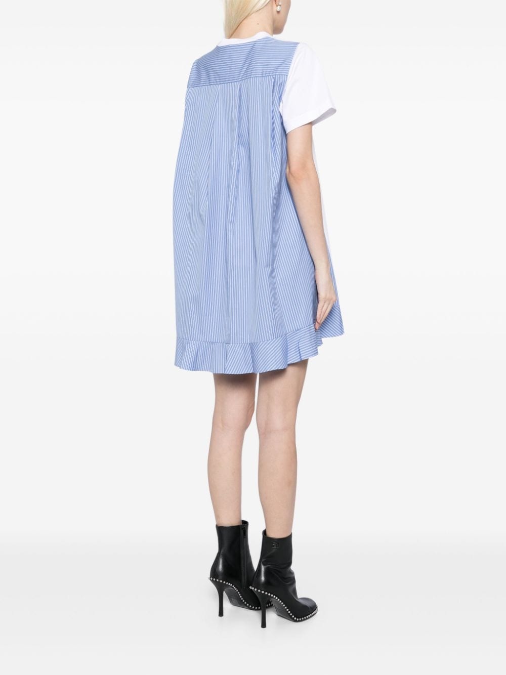 Cotton Poplin x Cotton Jersey dress - 4