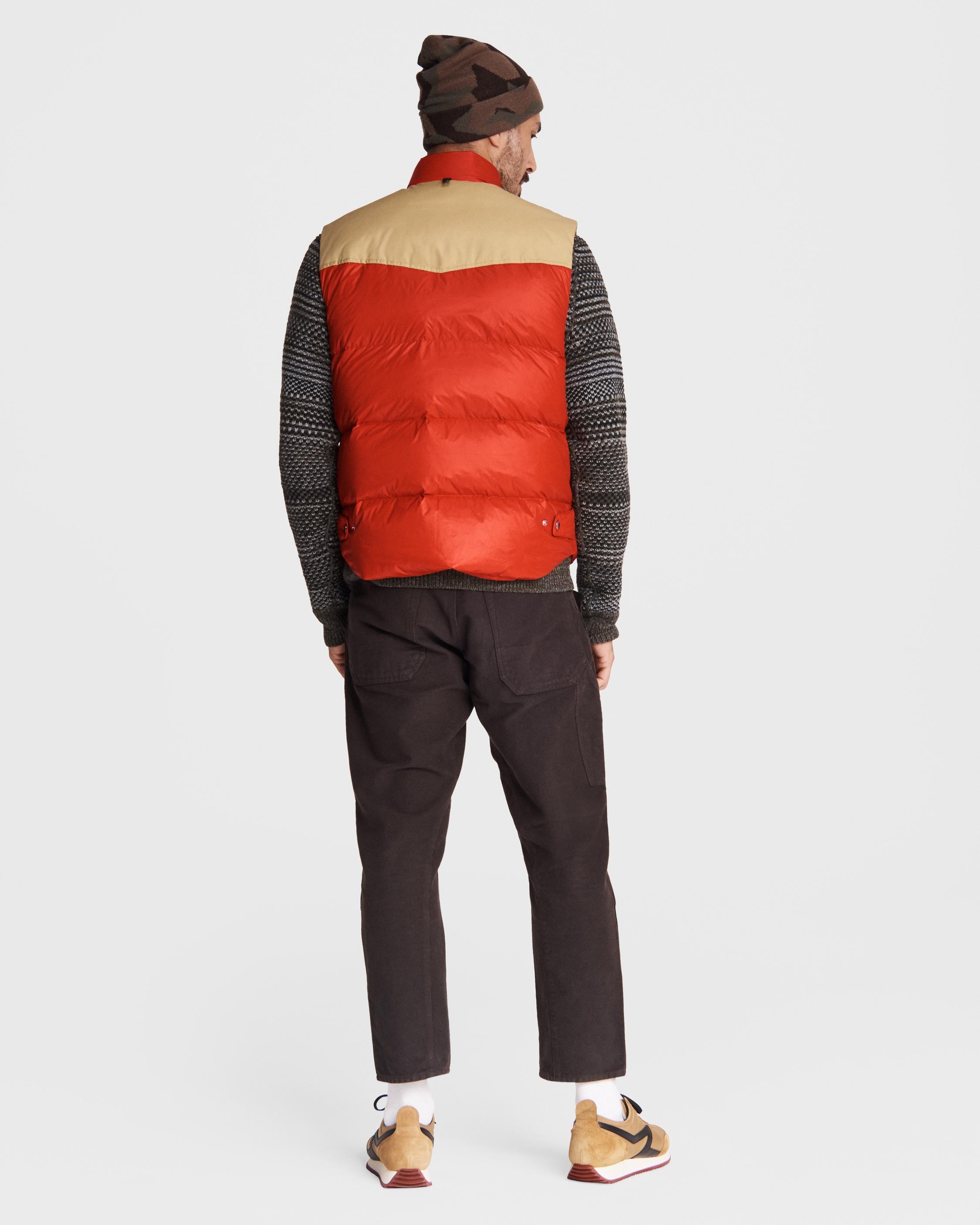 Down Filled Nylon Shield Vest
Oversized Fit Vest - 5